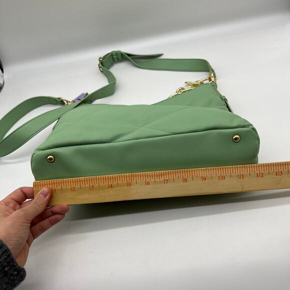 House of Want Convertible RFID Hobo Bag Green Fig - Picture 9 of 16